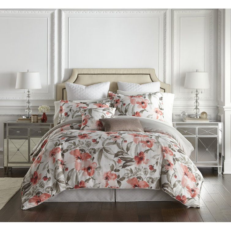 Kathy Ireland Home 100 Cotton Sateen Comforter Set Wayfair